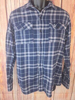 Dallas Cowboys Mens Antigua Flannel Shirt Medium